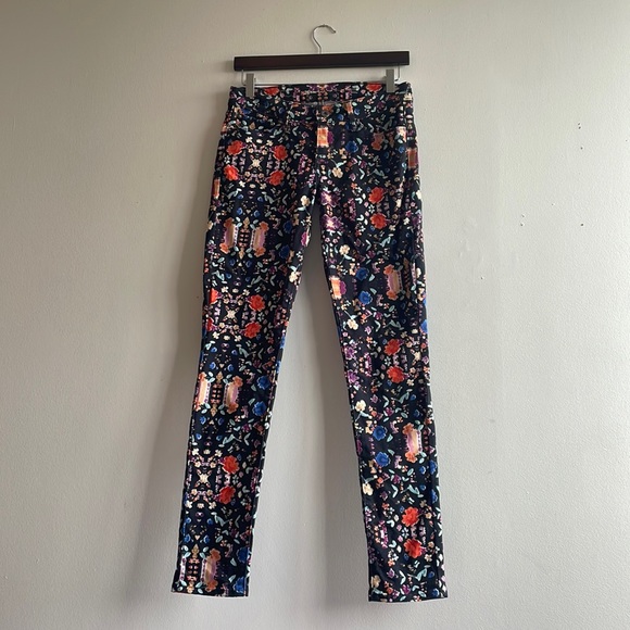 Floral Levi’s Demi Curve Modern Rise Skinny Size 26 - Picture 2 of 7